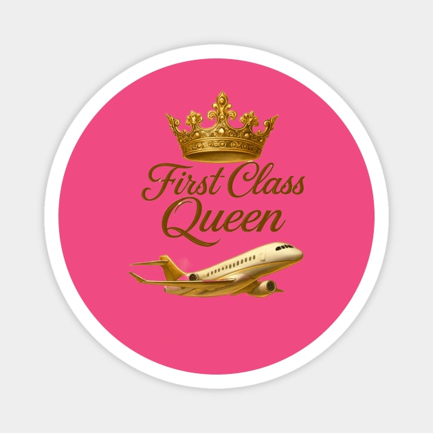 crown aircraft Magnet by FirstClassQueen